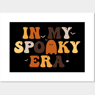 In My Spooky Era Spooky Season Retro Halloween Funny Ghost Posters and Art